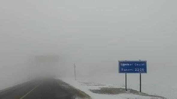 EĞRİBEL GEÇİDİ, BEYAZA BÜRÜNDÜ