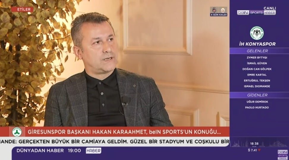 KARAAHMET, “BEN TAKIMIMA GÜVENİYORUM”