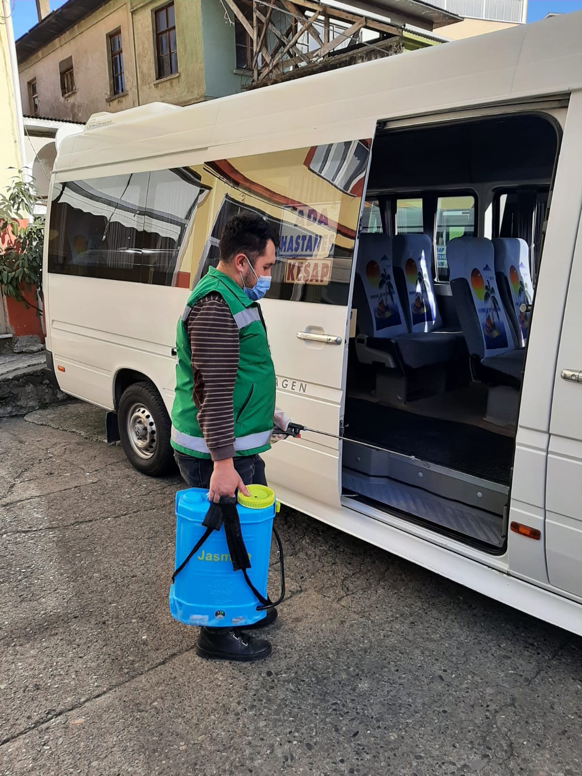 COVİT-19 BİRİMİ DEZENFEKTE ÇALIŞMALARINA DEVAM EDİYOR