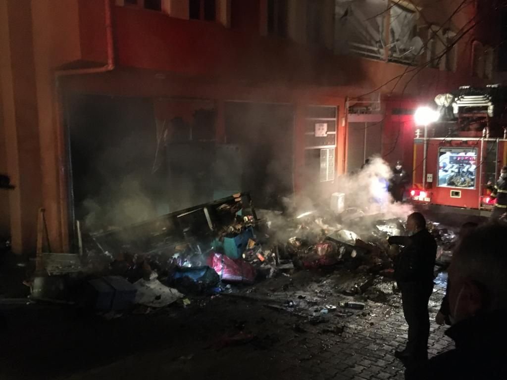 Piraziz’de çıkan yangın korku dolu anlar yaşattı