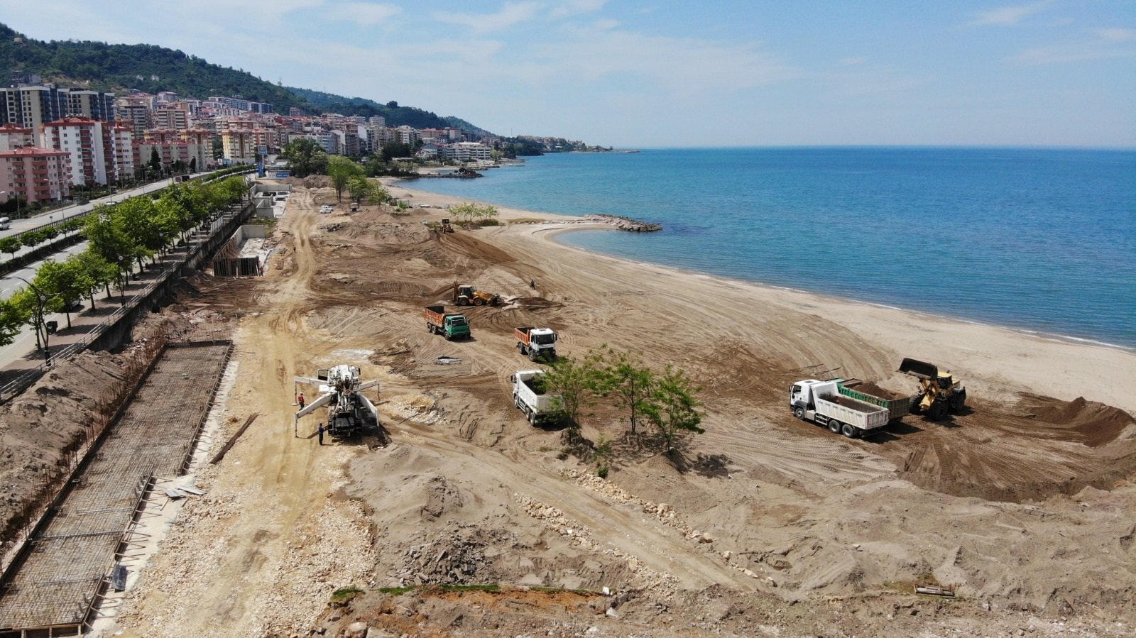 PLAJLAR BÖLGESİ PROJESİ HIZLA İLERLİYOR