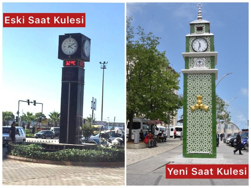 Giresun Belediyesi’nden saat kulesi açıklaması