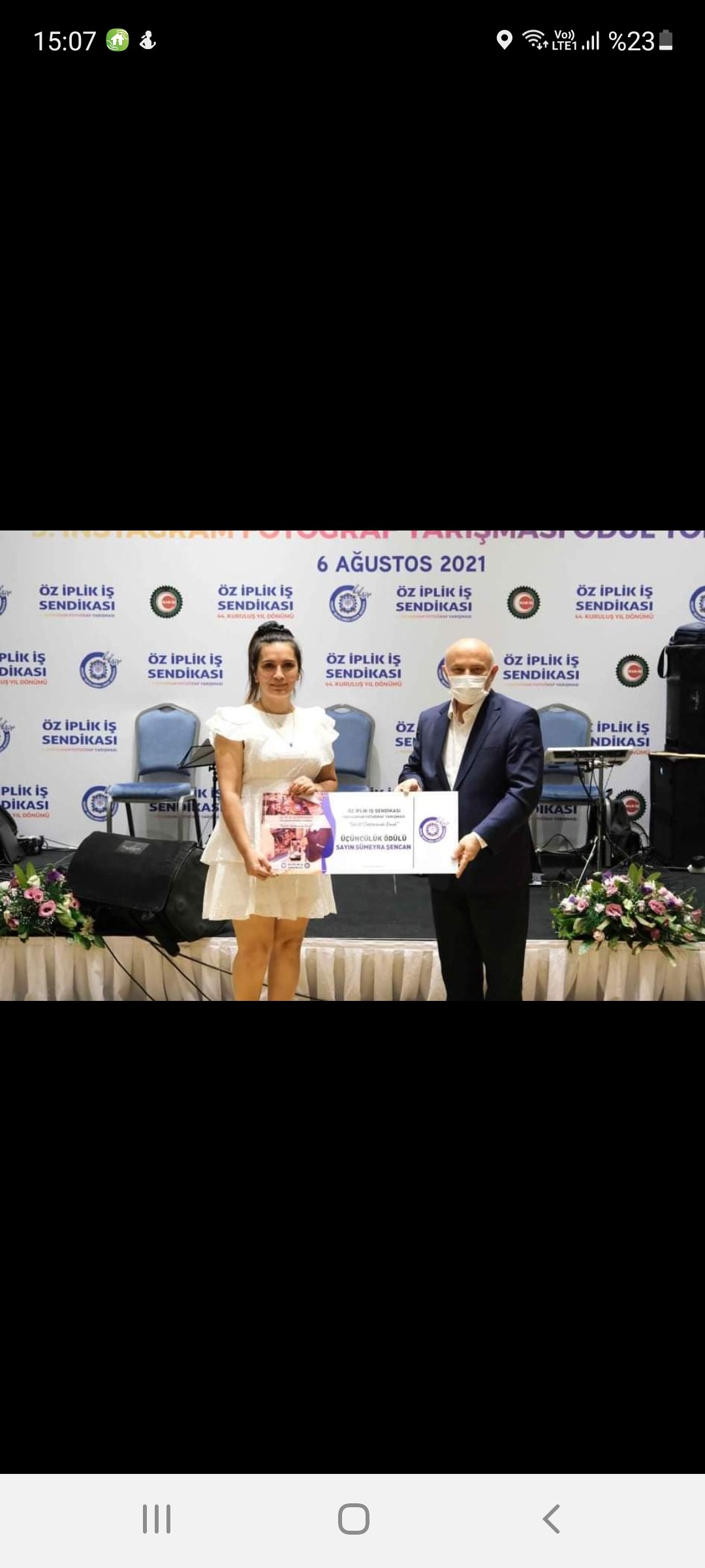 Sümeyra Şencan Üçüncü Oldu