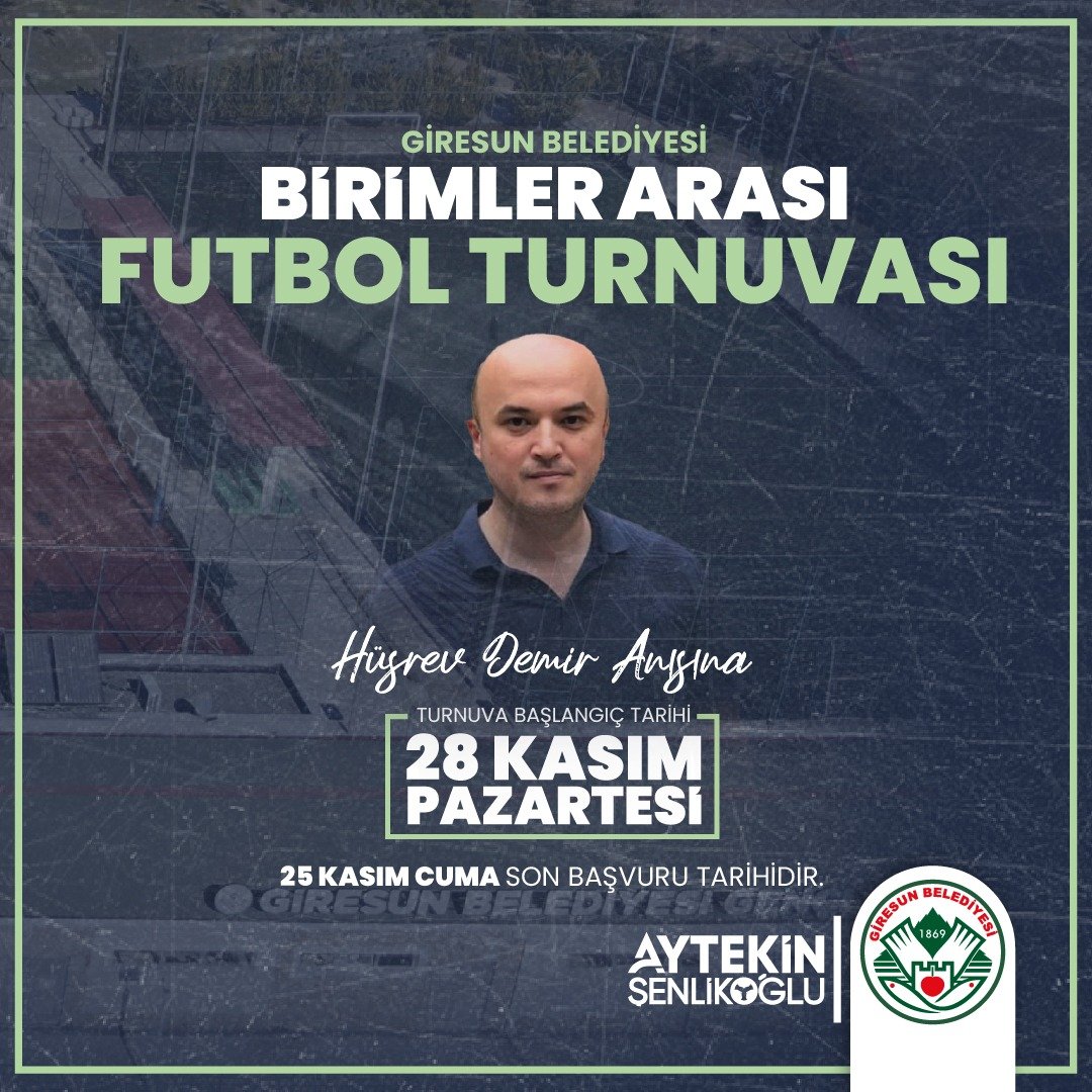 BELEDİYE PERSONELLERİ ARASINDA FUTBOL TURNUVASI DÜZENLENİYOR