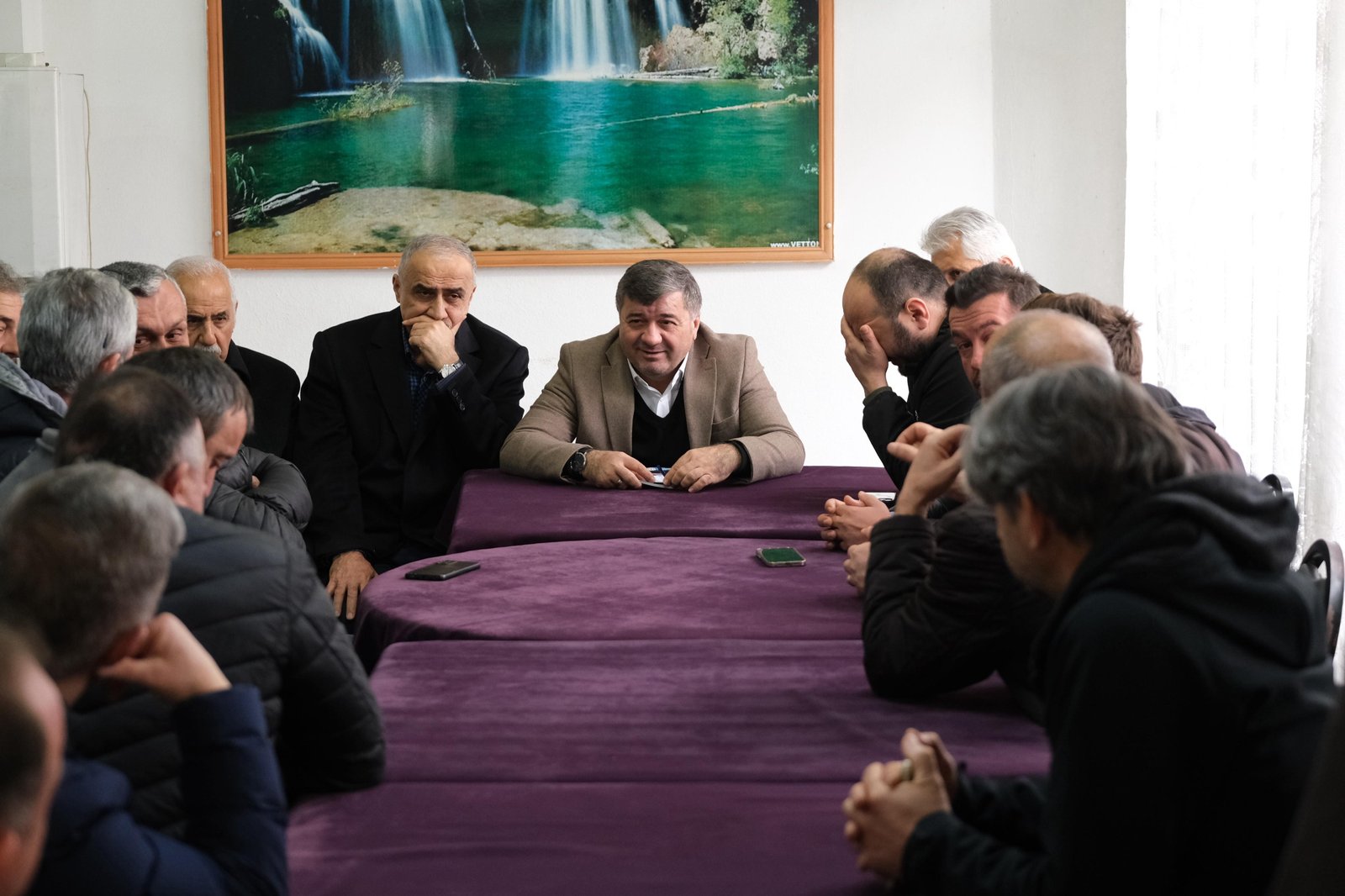 BAŞKAN ŞENLİKOĞLU SERVİS ŞOFÖRLERİYLE BULUŞTU