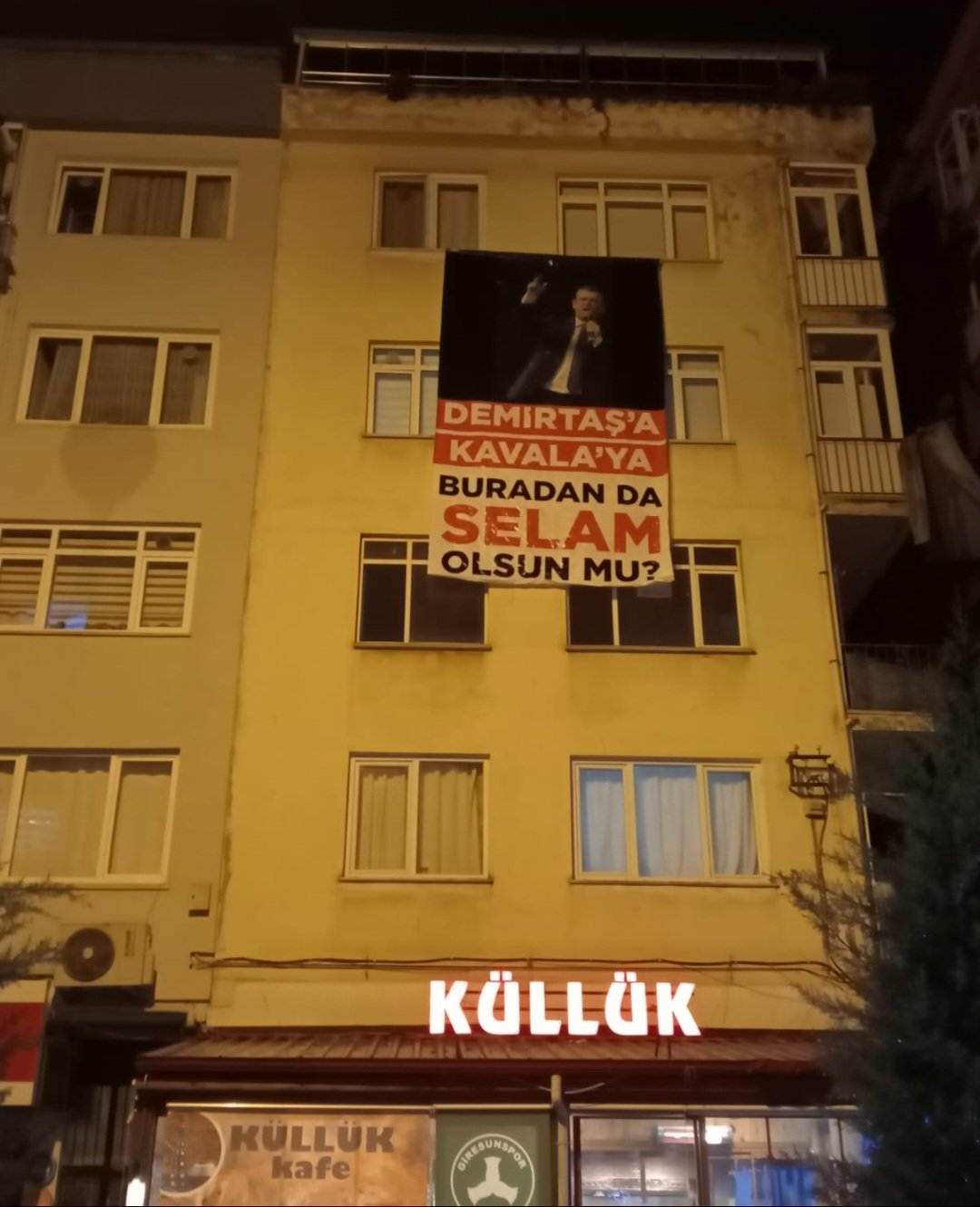 DEMİRTAŞ’A KAVALA’YA BURADAN DA SELAM OLSUN MU?