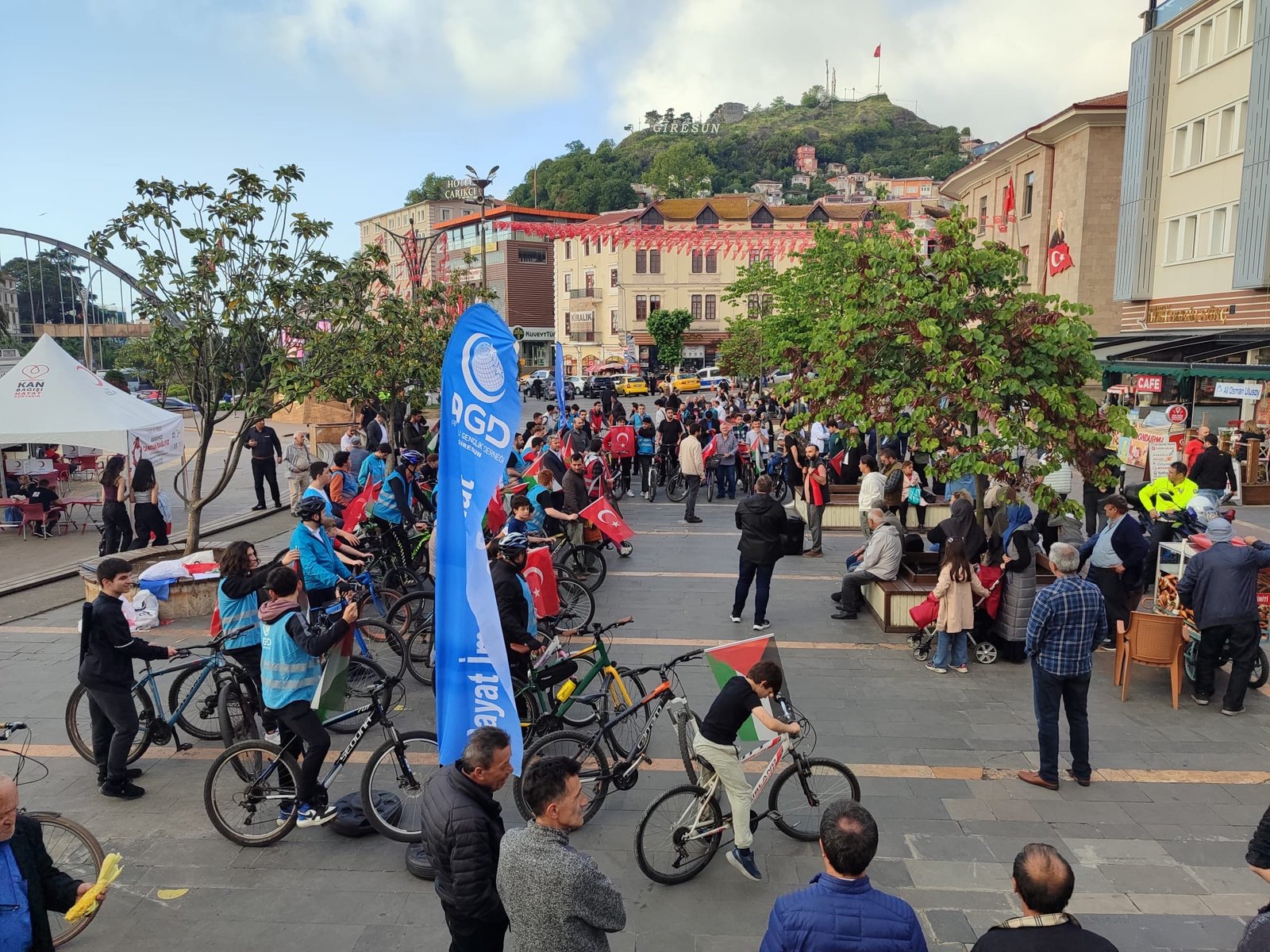 AGD GİRESUN’DAN  İSTANBUL VE KUDÜS’E SELAM