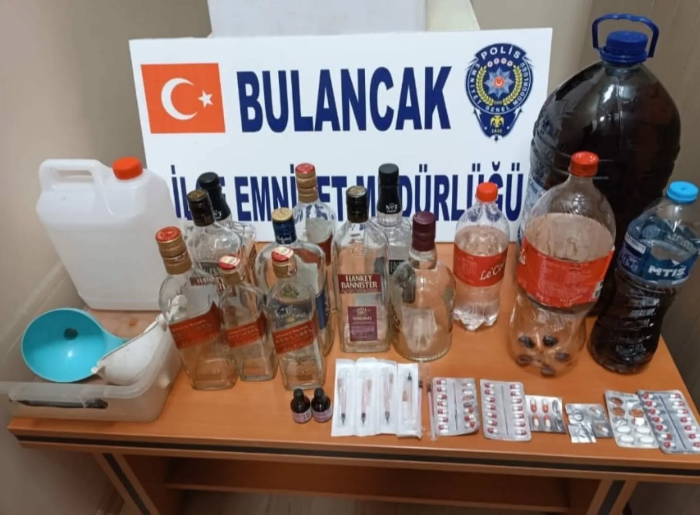 Yılbaşı Öncesi Bulancak’ta Kaçak İçki Operasyonu