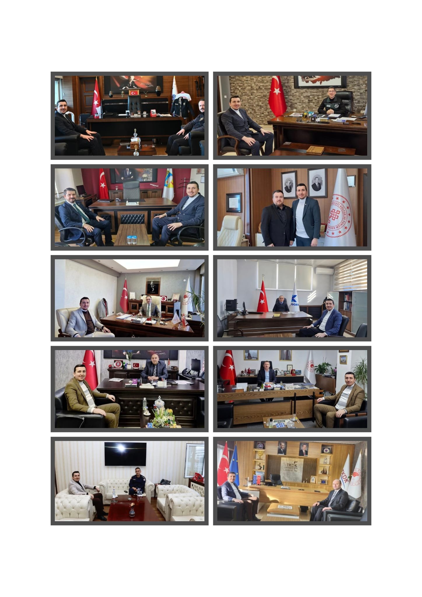 MÜDÜRÜMÜZ BİR DİZİ KURUM ZİYARETLERİ GERÇEKLEŞTİRDİ!