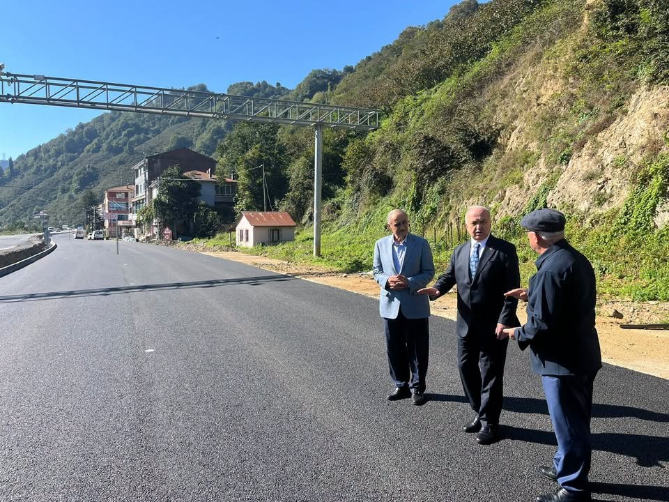 ALİ TEMÜR, BATLAMA VADİSİ DUBLE YOL ÇALIŞMALARINI İNCELEDİ